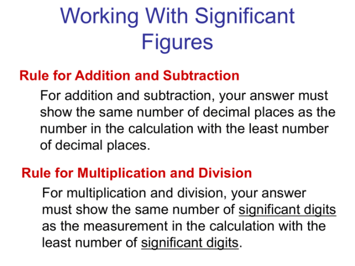 Multiplying and dividing sig figs worksheet