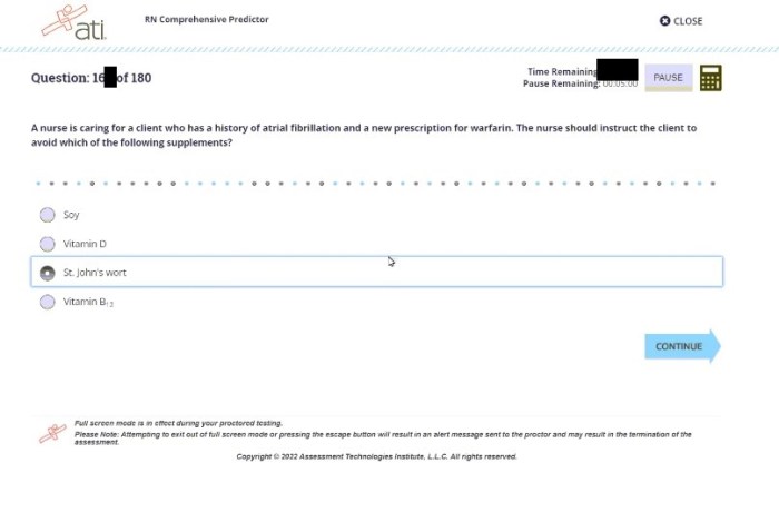 Rn comprehensive predictor proctored assessment